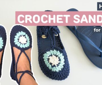 How to Make Stunning Crochet Sandals for Summer Using Havaianas Soles