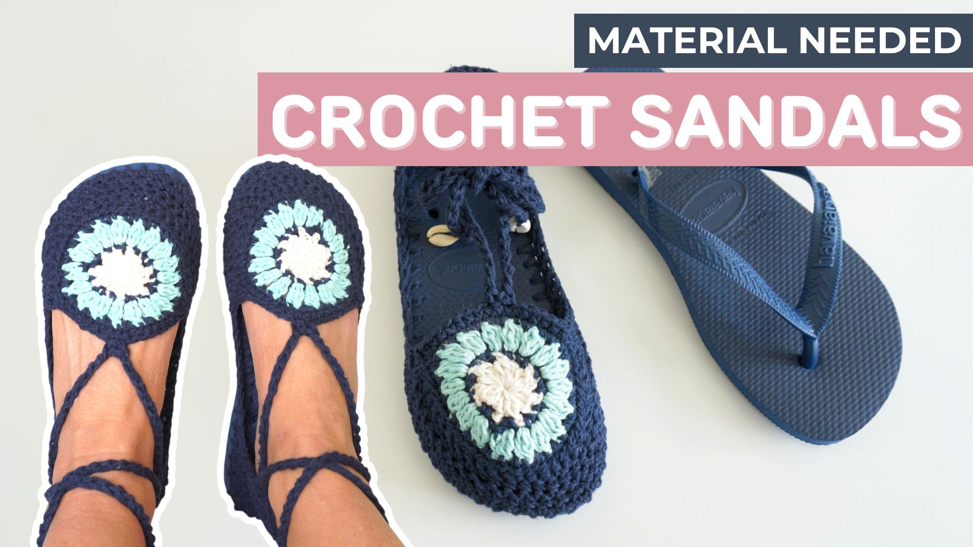Shop the Supplies for My Crochet Havaianas Shoes